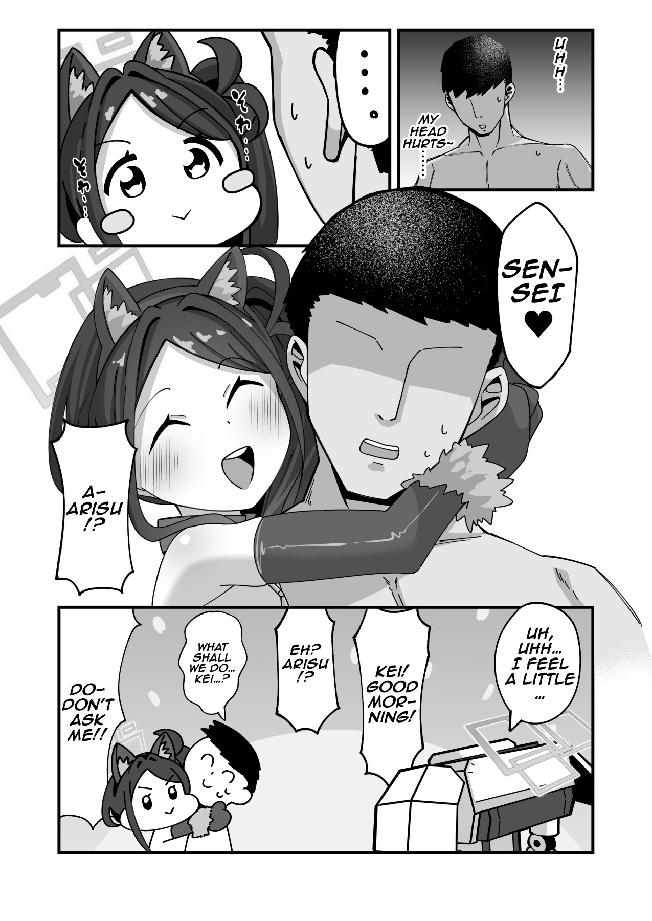 Hentai Manga Comic-A story about serious, wild, breeding sex with Arisu and Kei 3-Read-36